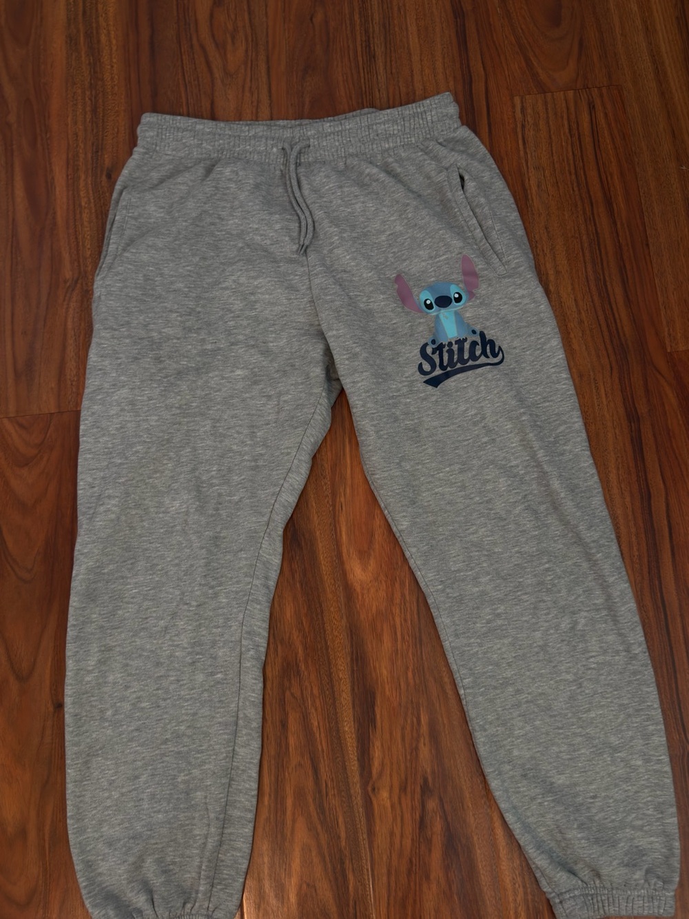 Disney Gray Stitch Sweatpants